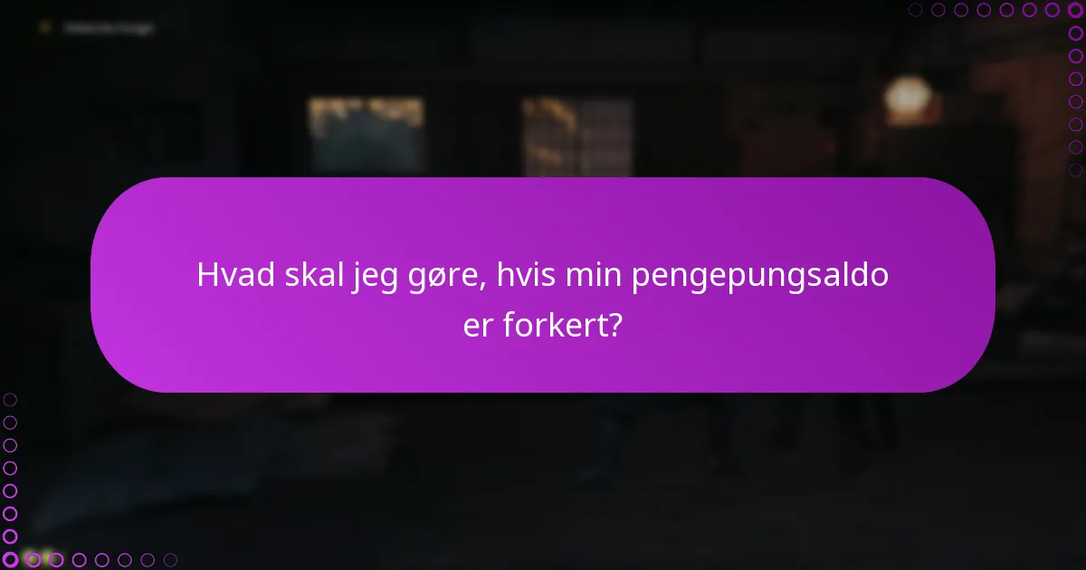 Hvordan tjekker jeg min pengepungsaldo?