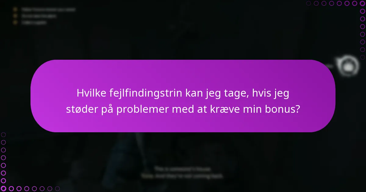 Hvilke alternative metoder kan jeg bruge til at bekræfte min berettigelse til bonusen?