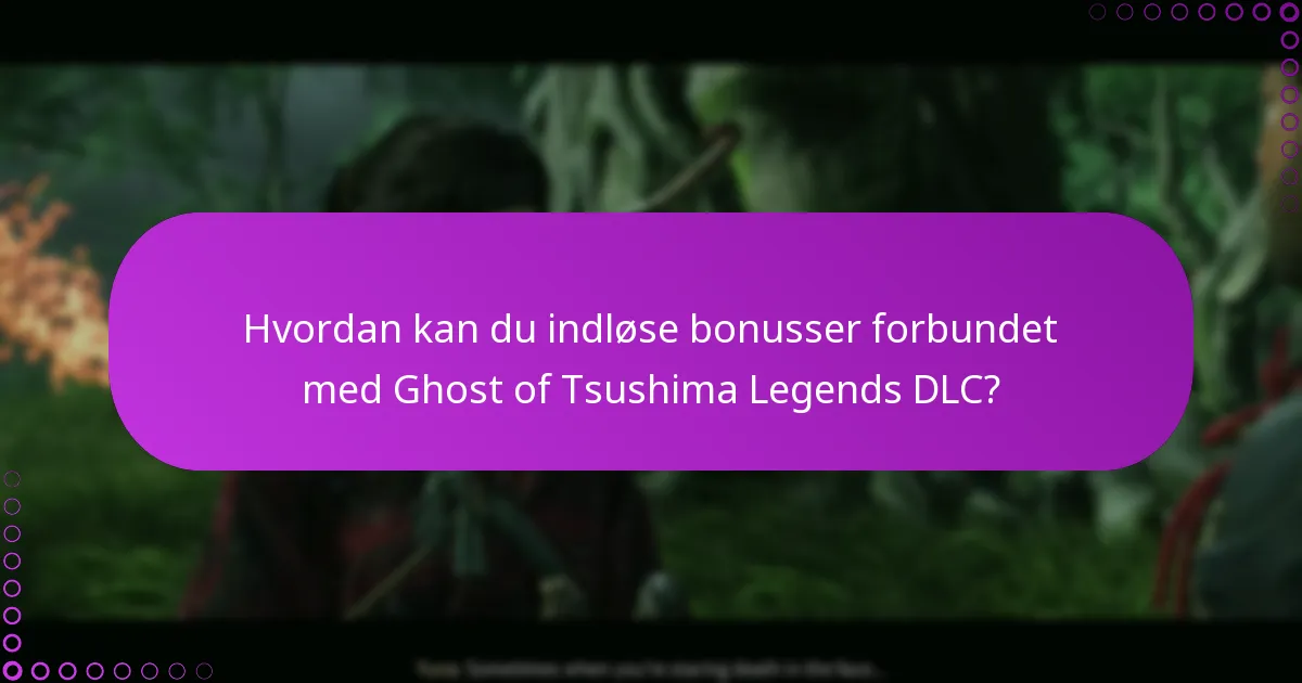 Hvordan sammenlignes Ghost of Tsushima Legends DLC med andre DLC’er?
